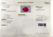 11.21/CT Natural Ruby Stone with Govt. Lab Certificate-16140S206360